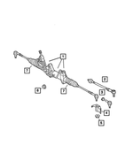 5104585AA - Steering: Power Steering Gear for Dodge: Sprinter 2500, Sprinter 3500 Image