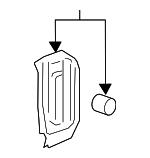 23323161 - Body: Reinforced Plate for Cadillac: ATS, CTS | Chevrolet: Camaro Image