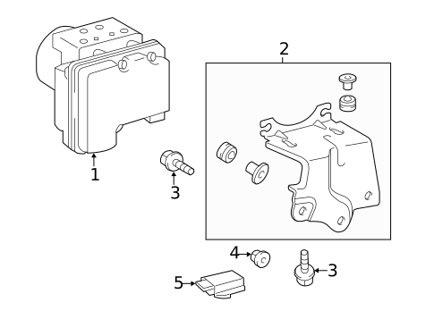 ABS Components for 2013 Scion tC #0
