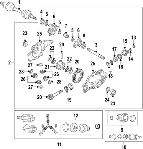Differential for 2006 Saab 9-7x #0
