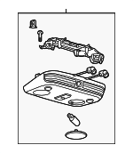AR3Z76519A70BA - Body: Overhead Console for Ford: Mustang Image
