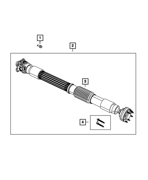 Drive Shaft for 2013 Jeep Wrangler #0