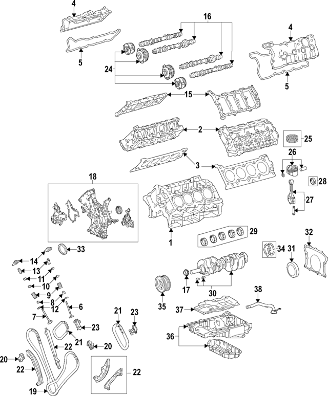 1107138050G8 - : Main Bearings for Toyota Image