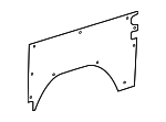 9076921104 - Body: Wheelhouse Trim for Mercedes-Benz Image