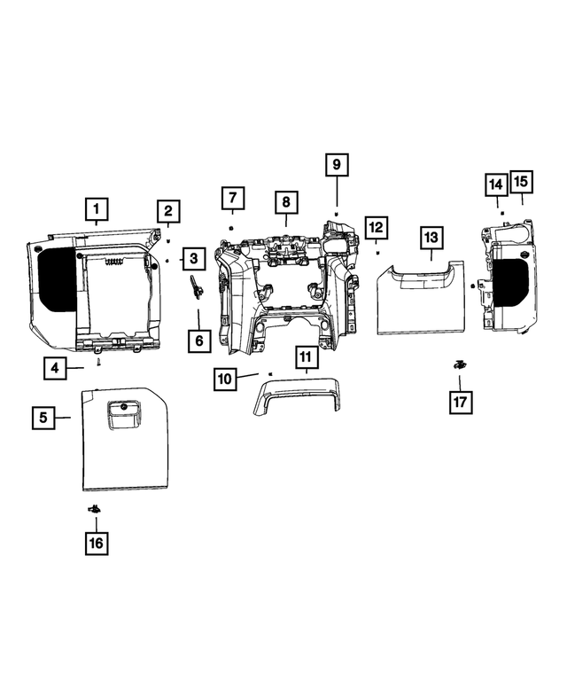 68641184AA - Interior Trim: Glove Box Door Dampener for Mopar Image