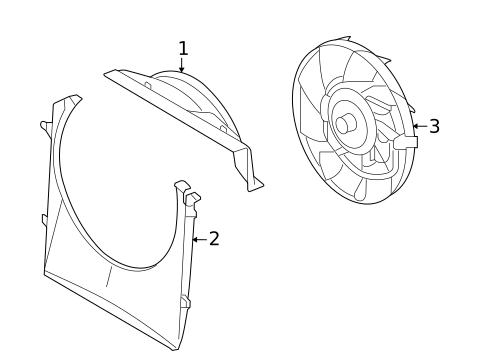 Cooling Fan for 2013 Land Rover LR4 #0
