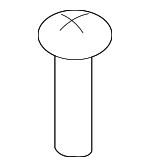 Roof Luggage Carrier Side Rail Screw