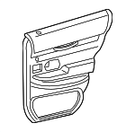 4W3Z5427406BAA - Body: Door Trim Panel for Mercury: Marauder Image