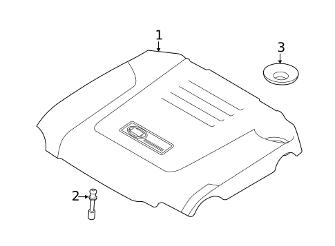 Engine Appearance Cover for 2021 Land Rover Range Rover #0