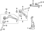 2973333800 - Suspension: Lateral Arm Bushing for Mercedes-Benz Image