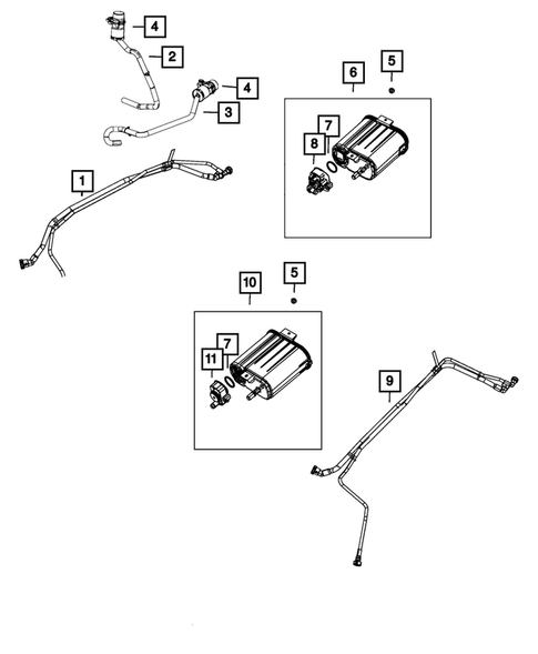 Vacuum Canister/Leak Detection Pump for 2014 Dodge Avenger #0