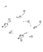 68207162AE - Electrical: Rear Door Wiring, Right for Chrysler: 200 Image
