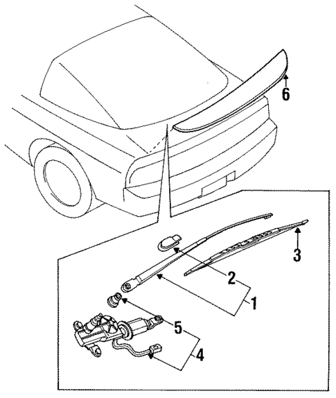 Spoiler for 1992 Nissan 240SX #0