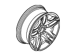 36116765441 - Suspension: Wheel, Alloy for BMW: 525i, 525xi, 530i, 530xi, 550i, M5 Image