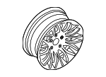 36116763828 - Suspension: Wheel, Alloy for BMW: 525i, 525xi, 530i, 530xi, 545i, 550i, M5 Image
