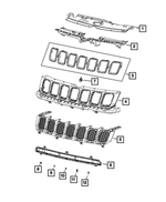 6WQ66GXHAA - : Texture Grille for Mopar Image