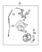 82208811AB - Mopar Accessories - Component Parts: Monitor W/o Dvd Media System for Chrysler: Town &amp; Country | Dodge: Caravan, Grand Caravan Image