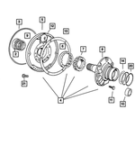 R4796467AE - Automatic Transmission 4 Speed: Transmission Pump Package for Mopar Image