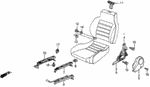 90201SB2003 - Interior/Bumper: BOLT, PIVOT for Honda Image