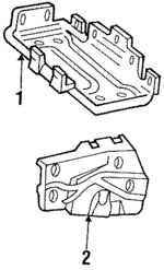 F4TZ10769A - Electrical: Battery Tray Support for Ford: Bronco, F-150, F-250, F-250 HD, F-350, F-Super Duty Image