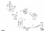 61319150247 - : Mfl Switch, Right for BMW Image