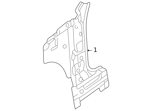 Hinge Pillar for 2002 Chrysler PT Cruiser #0