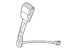 2010-2017 GM (Replaces 19257779) Front Seat Belt with Buckle 19435611 ...