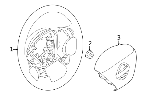 Steering Wheel & Trim for 2016 Nissan Sentra #0