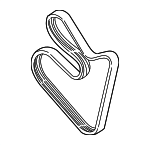 11287636369 - : Serpentine Belt for BMW: X5 Image