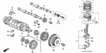 13020P1E000 - Engine: PISTON SET B (STD) for Honda Image