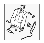 GS3L8818002 - Body: Seat Back Assembly for Mazda Image