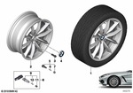 36116886153 - : Light Alloy Rim Ferricgrey 36907111 for BMW Image
