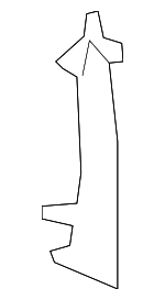 83A864623 - Body: Windshield Pillar Reinforced Damper for Audi: Q3 Image