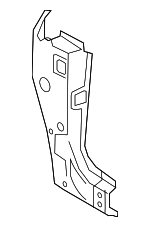 83A809055A - Body: Outer Hinge Pillar for Audi: Q3 Image