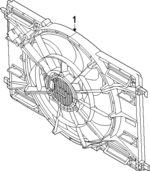 2023-2025 Volvo XC40 - Fan Assembly