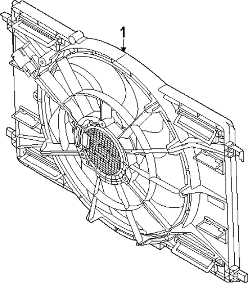 Cooling Fan for 2023 Volvo XC40 #0