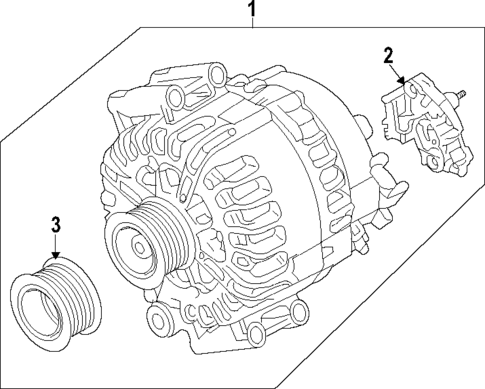 Alternator for 2012 BMW 750Li xDrive #0