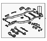 5100160J22 - Body: Frame Assembly for Toyota Image