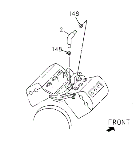 Water Hose for 2002 Honda Passport #0