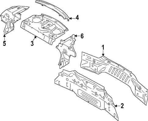 Rear Body for 2024 Ford Mustang #0