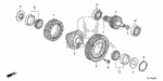 29011RT4000 - Transmission - Automatic: GEAR, TRANSFER DRIVE for Honda Image
