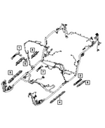 68527554AA - Electrical: Wiring Trough for Jeep: Gladiator, Wrangler Image
