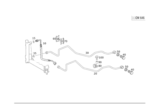 Transmission Cooling for 2006 Mercedes-Benz C55 AMG #0
