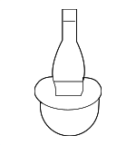 51211970863 - Body: Glove Box Assembly Stop for BMW: 535i GT, 535i GT xDrive, 550i GT, 550i GT xDrive, 640i, 640i xDrive, 650i, 650i xDrive, M6, Z4 Image