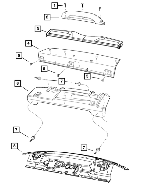 Shelf Panel for 2012 Fiat 500 #0