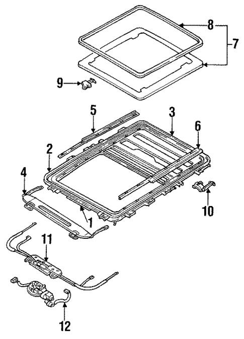 Sunroof for 1994 Mazda MPV #0