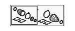 442760133 - Suspension: Boot Kit for Toyota Image