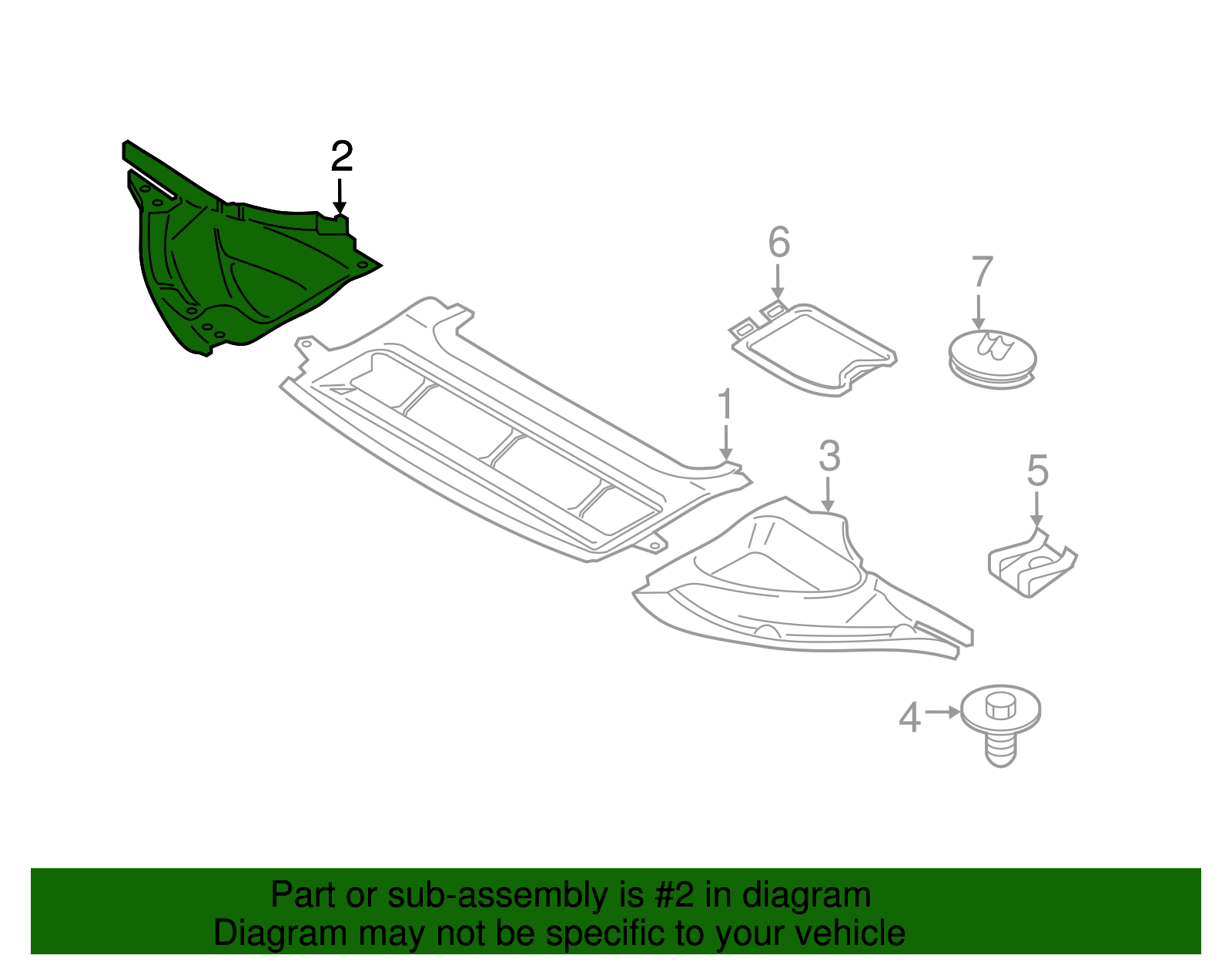 Genuine BMW 51-71-8-054-282 | Lower Deflector - Right | FREE