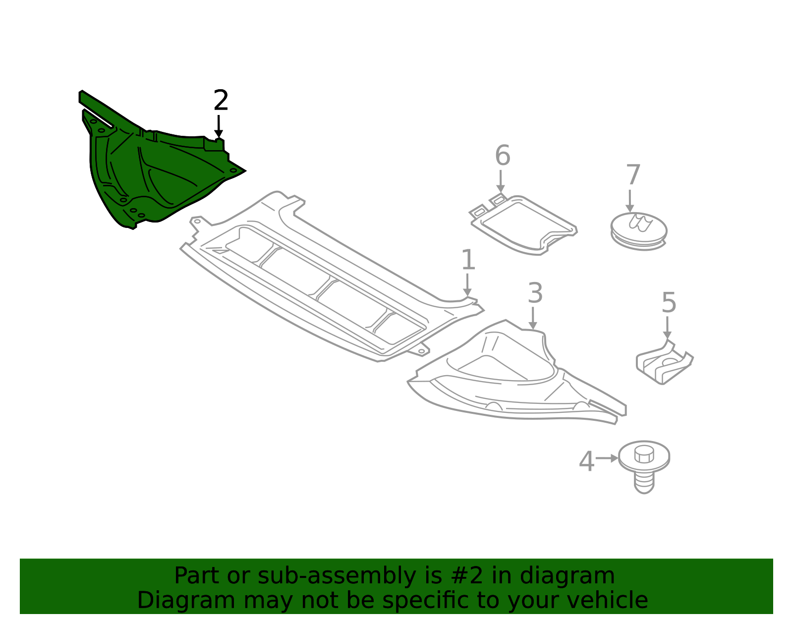 Genuine BMW 51-71-8-054-282 | Lower Deflector - Right | FREE