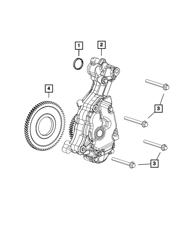 68147412AA - Engine: Hex Flange Head Bolt, Mounting for Mopar Image